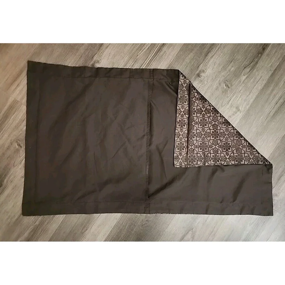 Brown Pillowcase Beautiful Design. Lot Of One Cover